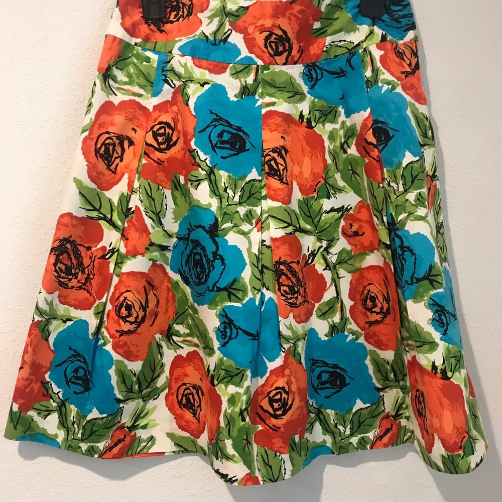 Talbot pleated skirt